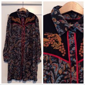 Anthropologie Holding Horses western dress size 4